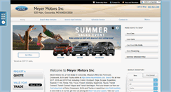 Desktop Screenshot of meyermotors.com